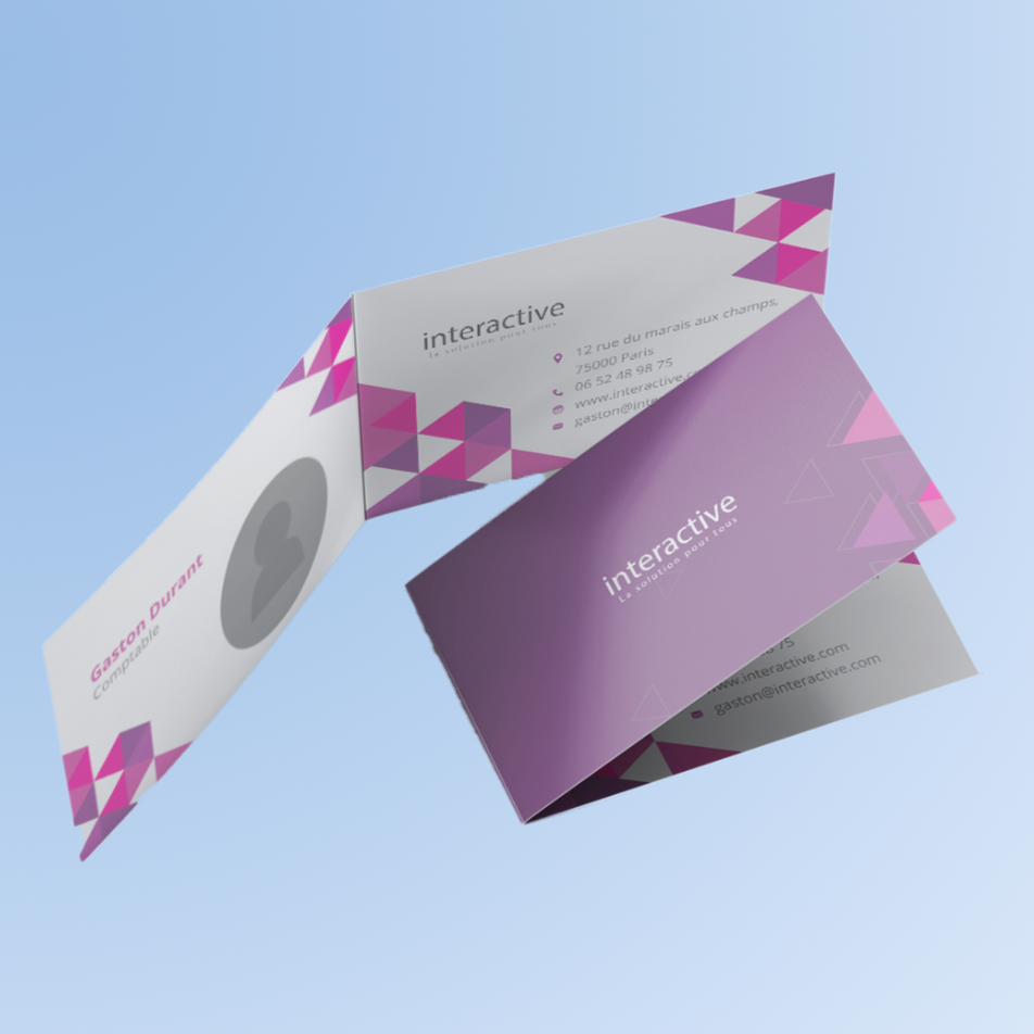 Carte De Visite Plastifiée