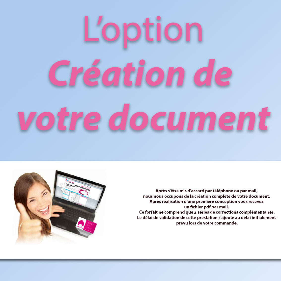Création de votre document — Impressionsenligne.com